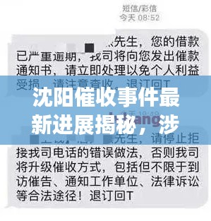 沈阳催收事件最新进展揭秘，涉案人员动态及后续处理
